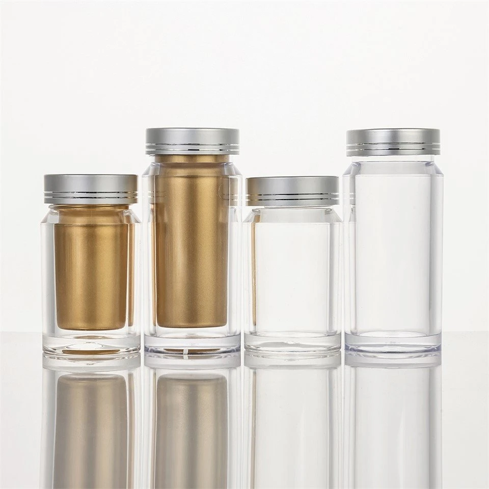 PS Plastic Supplement Bottle With Liner